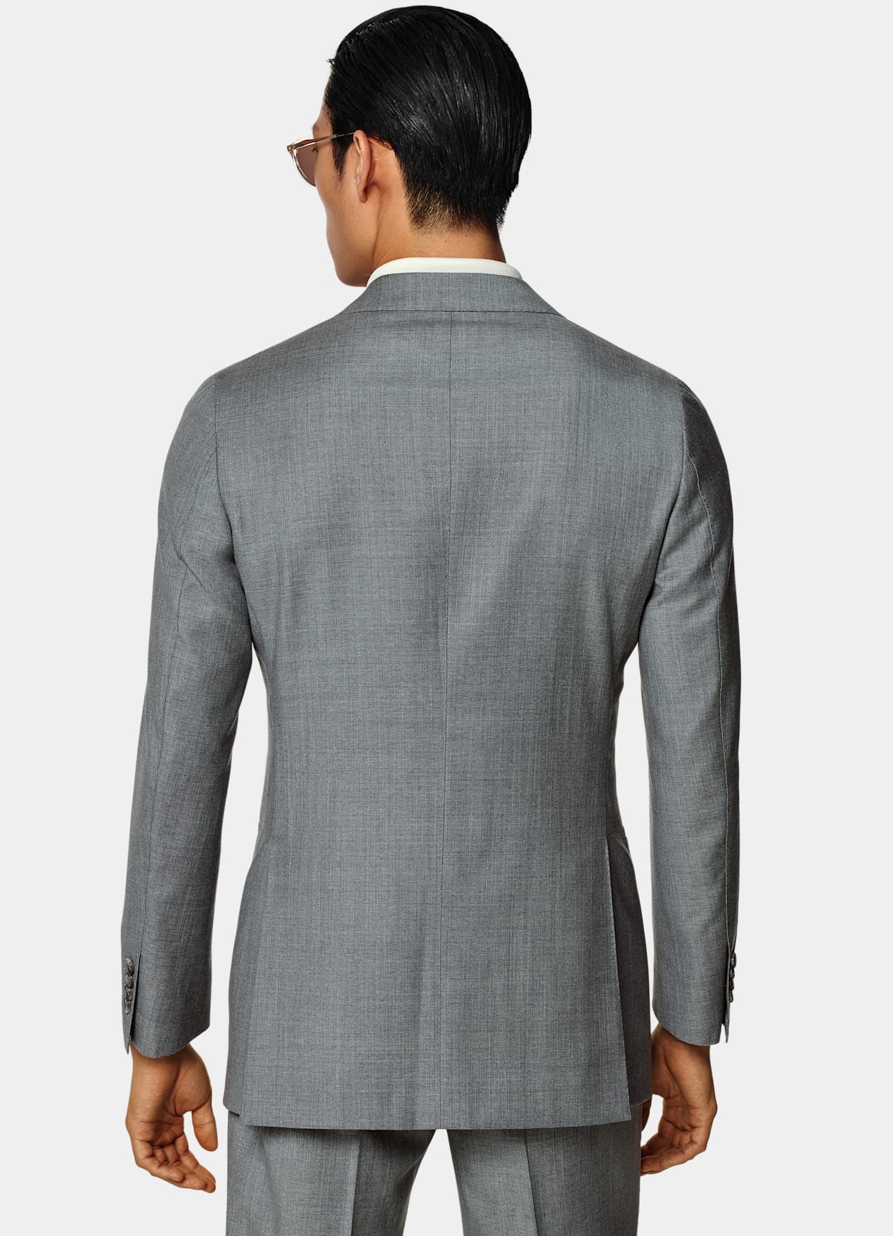 Costume Havana coupe Tailored gris clair