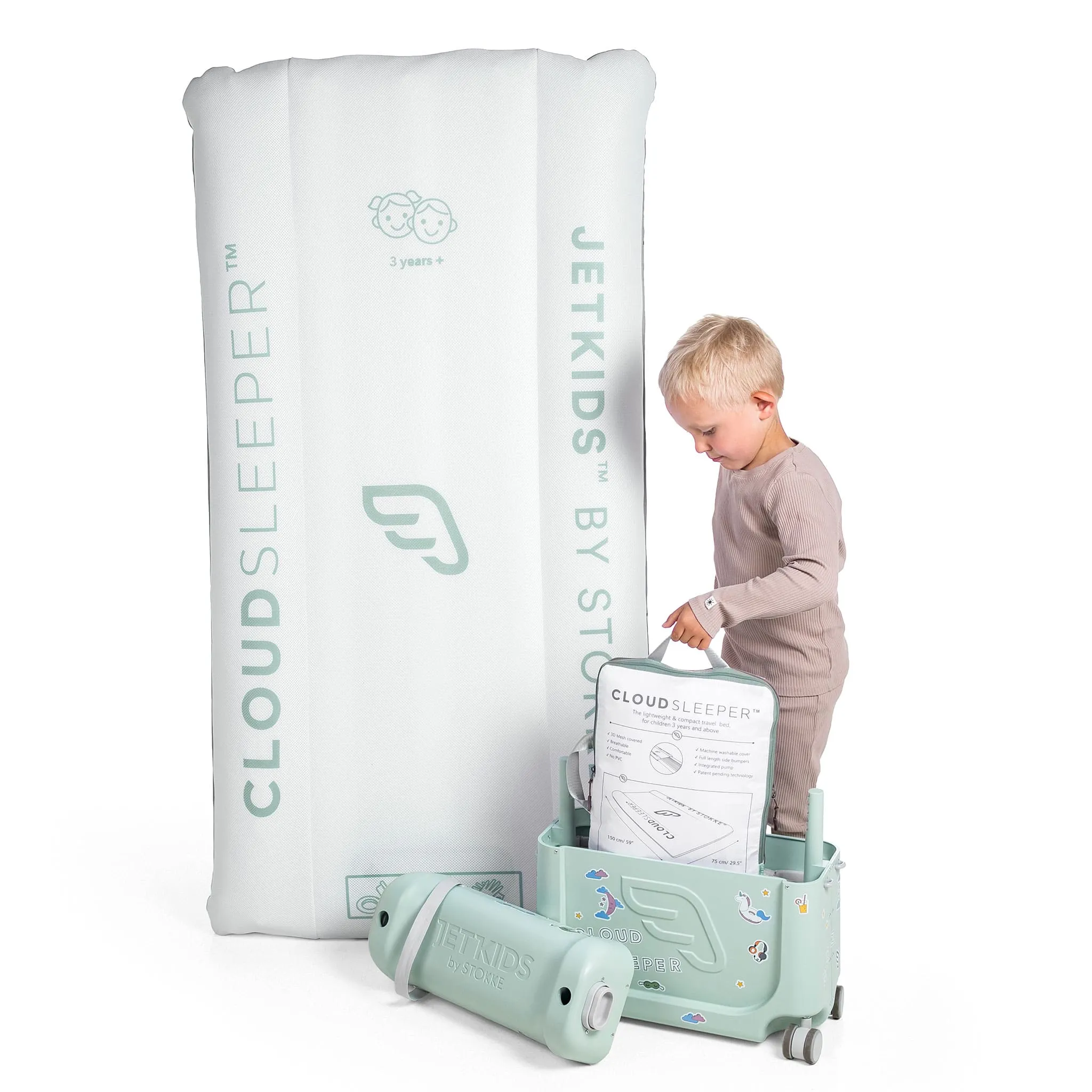 Stokke Matelas Gonflable Lit de Voyage Cloudsleeper™ JetKids™ By Stokke®