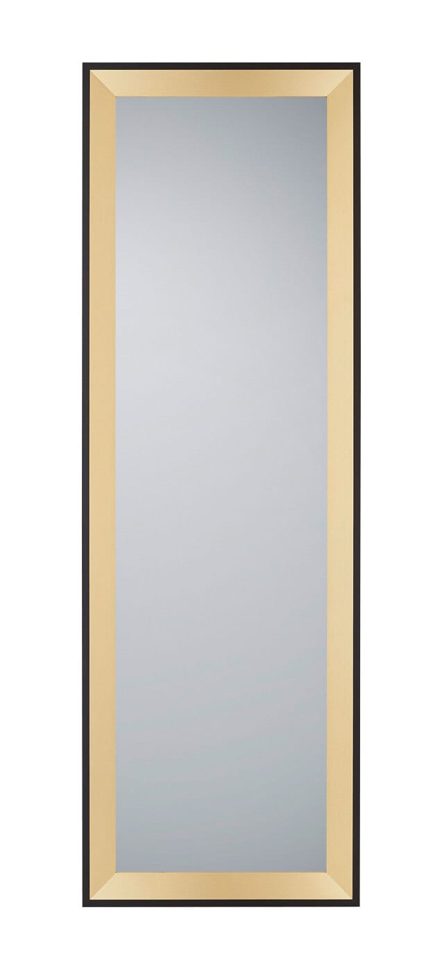 Rahmenspiegel Branda 50 x 150 cm Goldfarbig-Schwarz