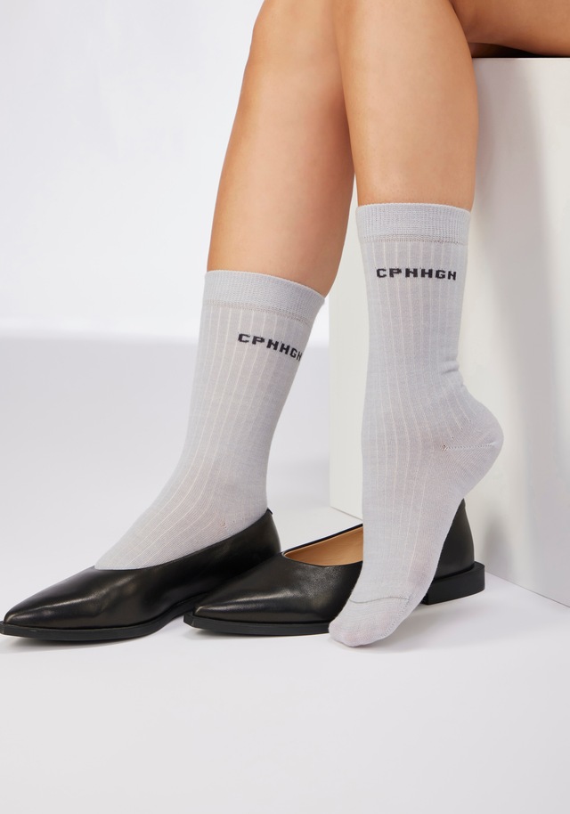 Copenhagen Studios Basicsocken Packung, 2 Paar tlg. gerippt, mit wärmender Wolle