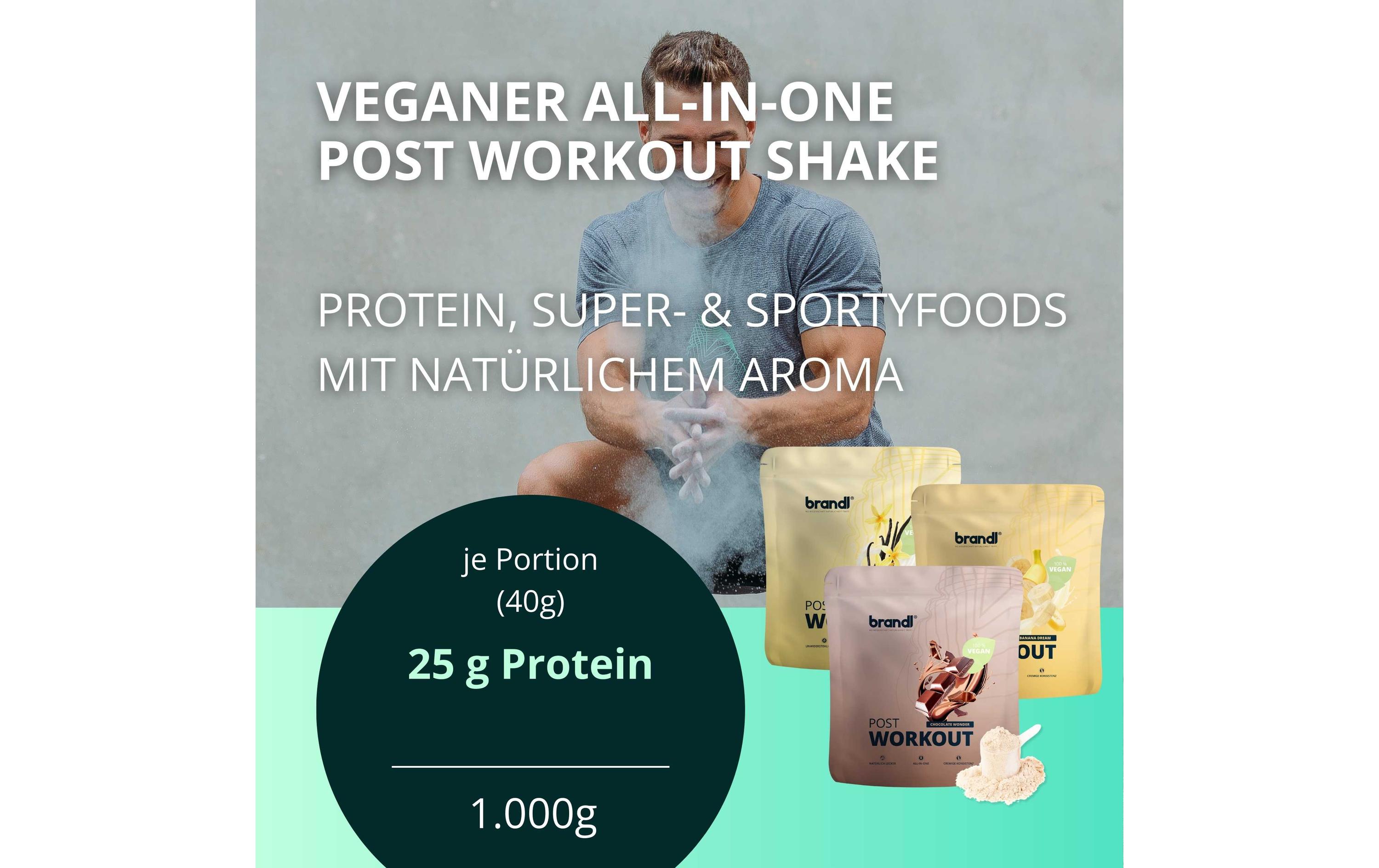 Pulver Post Workout 2.0 Vegan Schokolade 1000 gProtein-Pulver