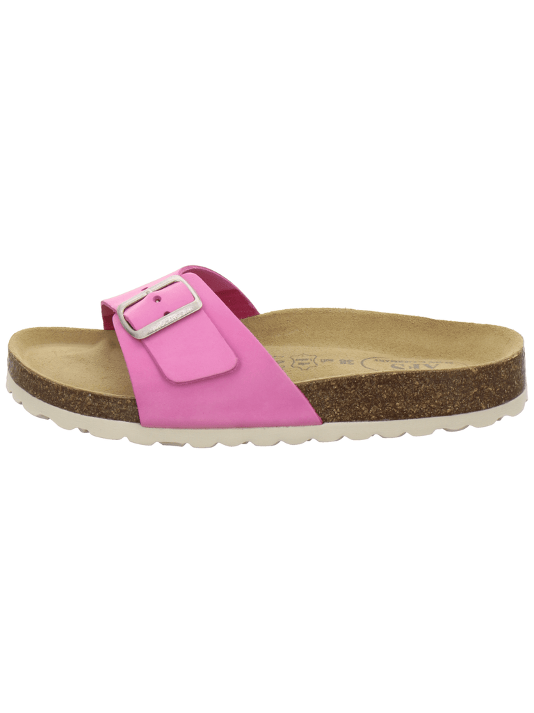 modische Pantoletten Damen fuchsia