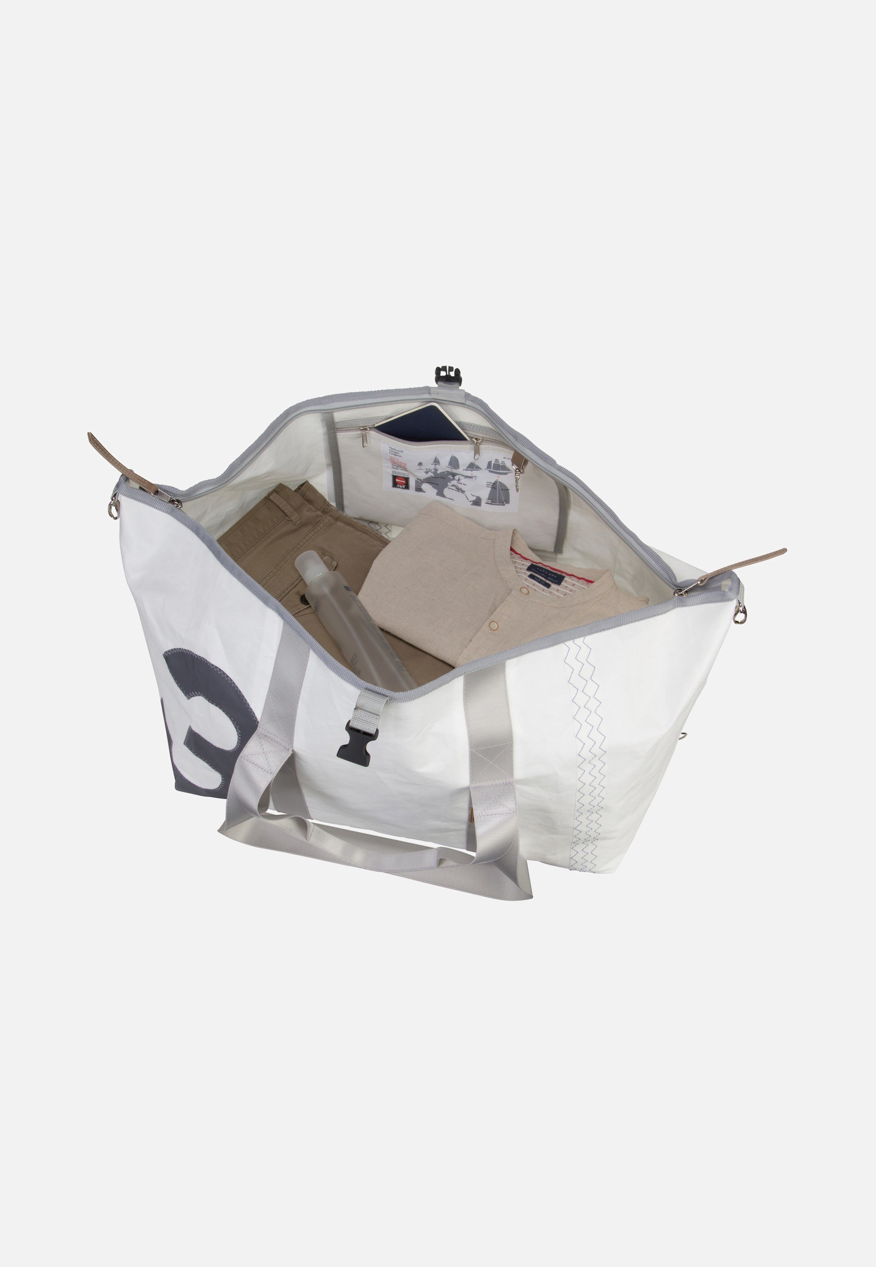 Kutter XL Weiß/Grau - Dufflebag