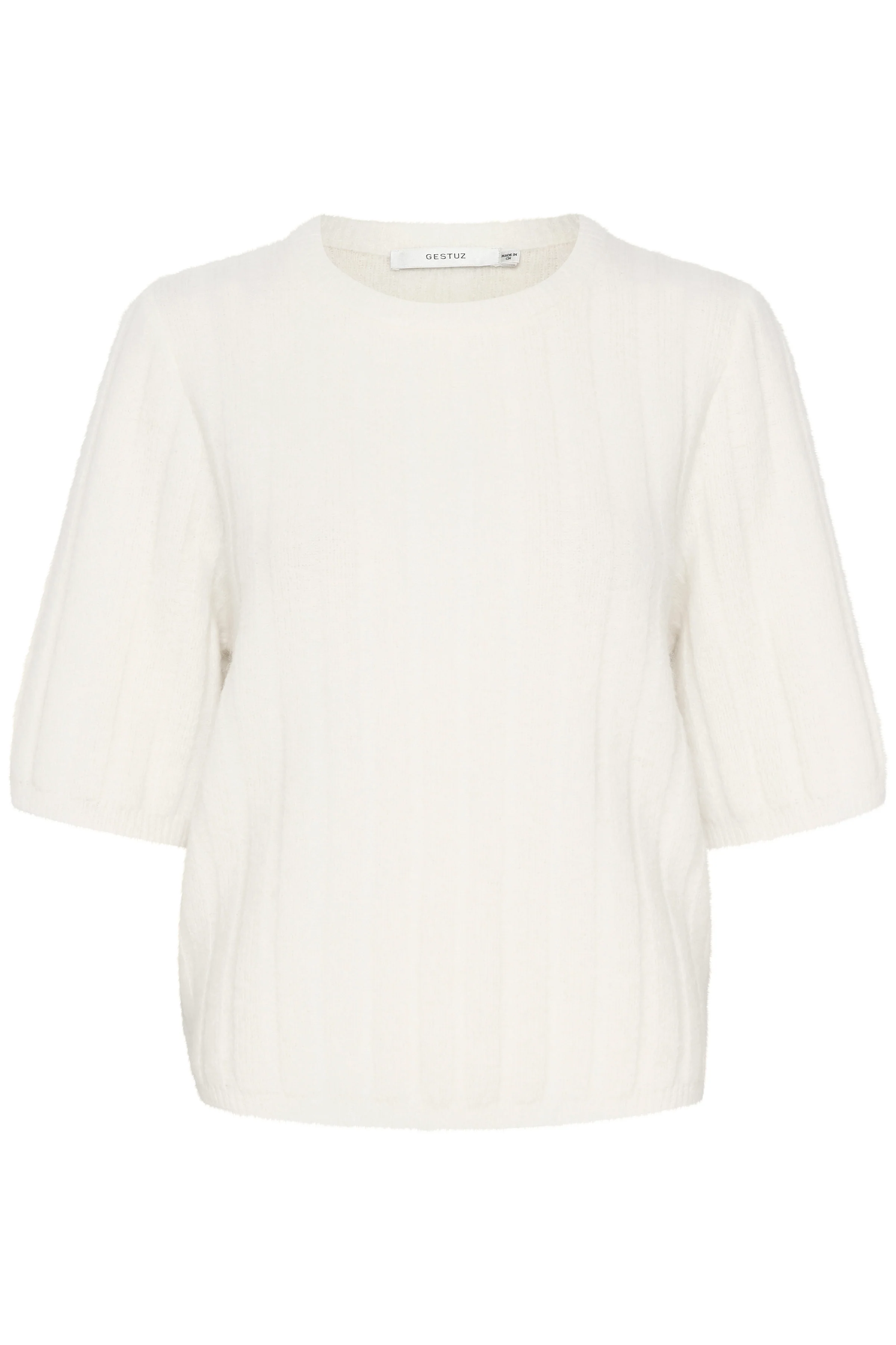 GESTUZ  AlphaGZ SS tt-shirt - Ivory