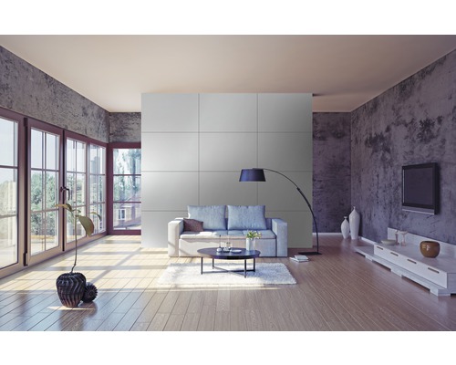 Keukenachterwand, geborsteld aluminium, 1200x800x3 mm