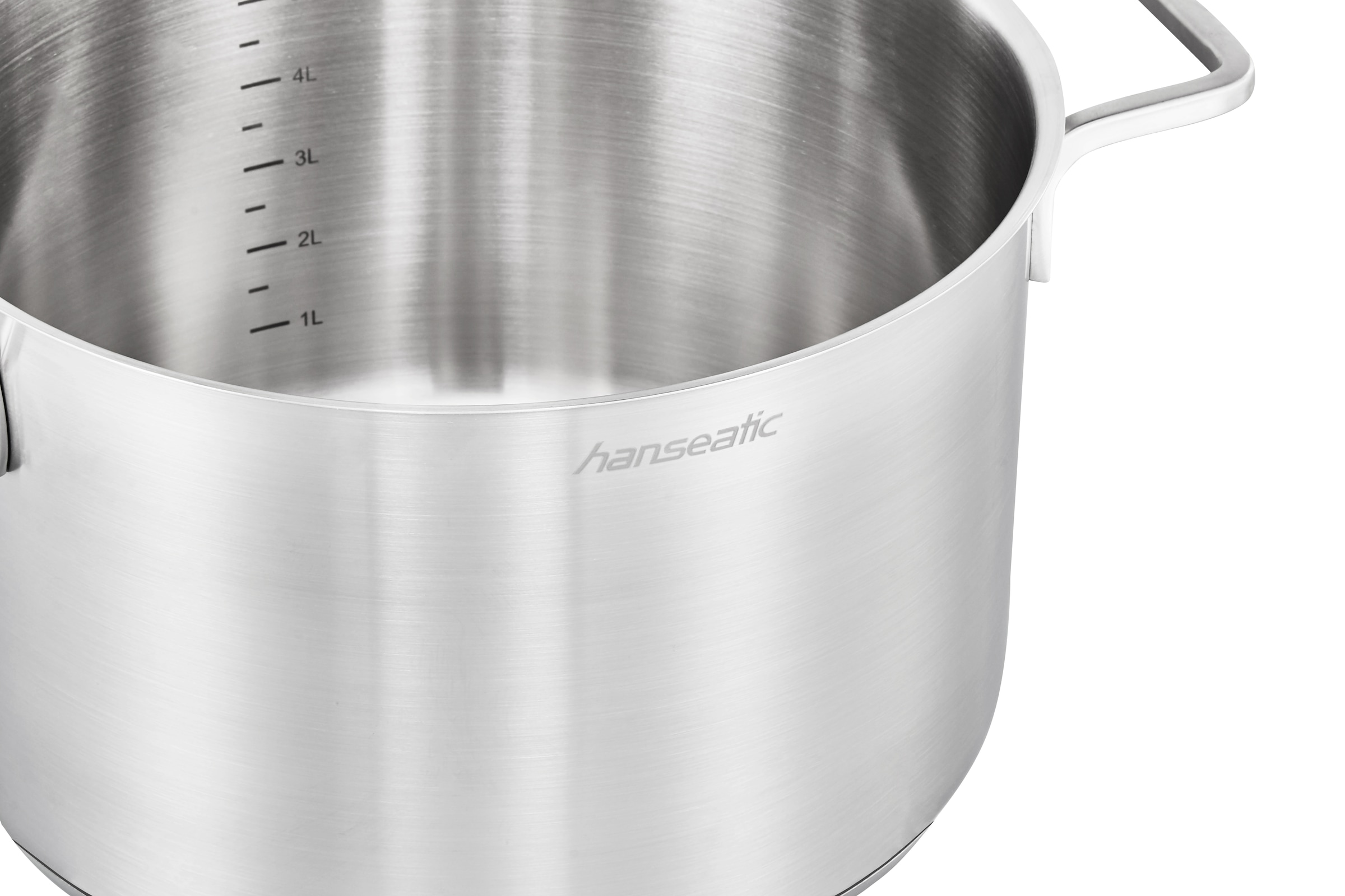 Hanseatic Topf-Set »DAILY« Set, Fleischtopf 2x 16 cm / 2x 20 cm / 1x 24 cm, Stielkasserolle 16 cm, 11 Stk. tlg. Edelstahl 18/10