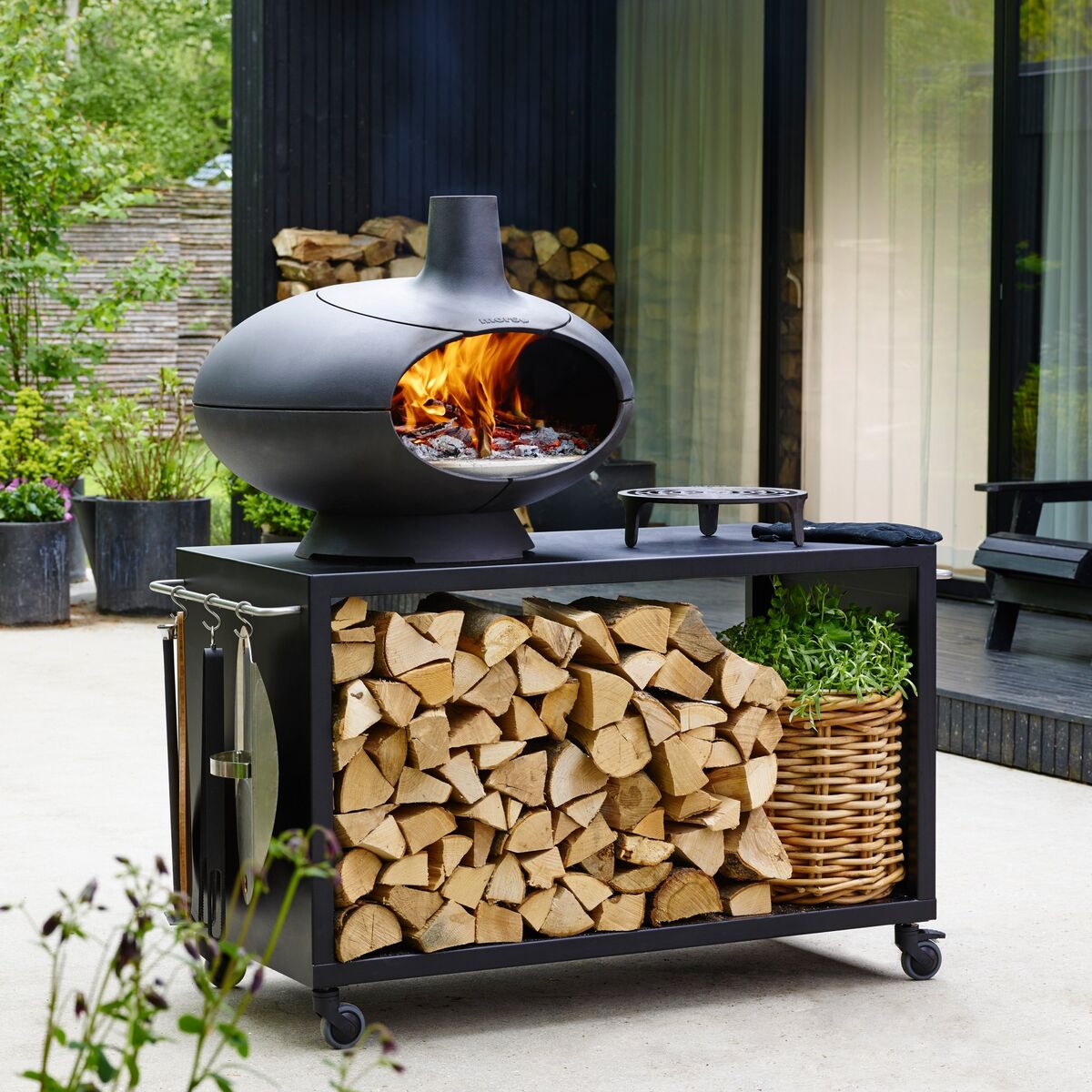 Forno pizzaovnspakke med bord, 120x60 cm