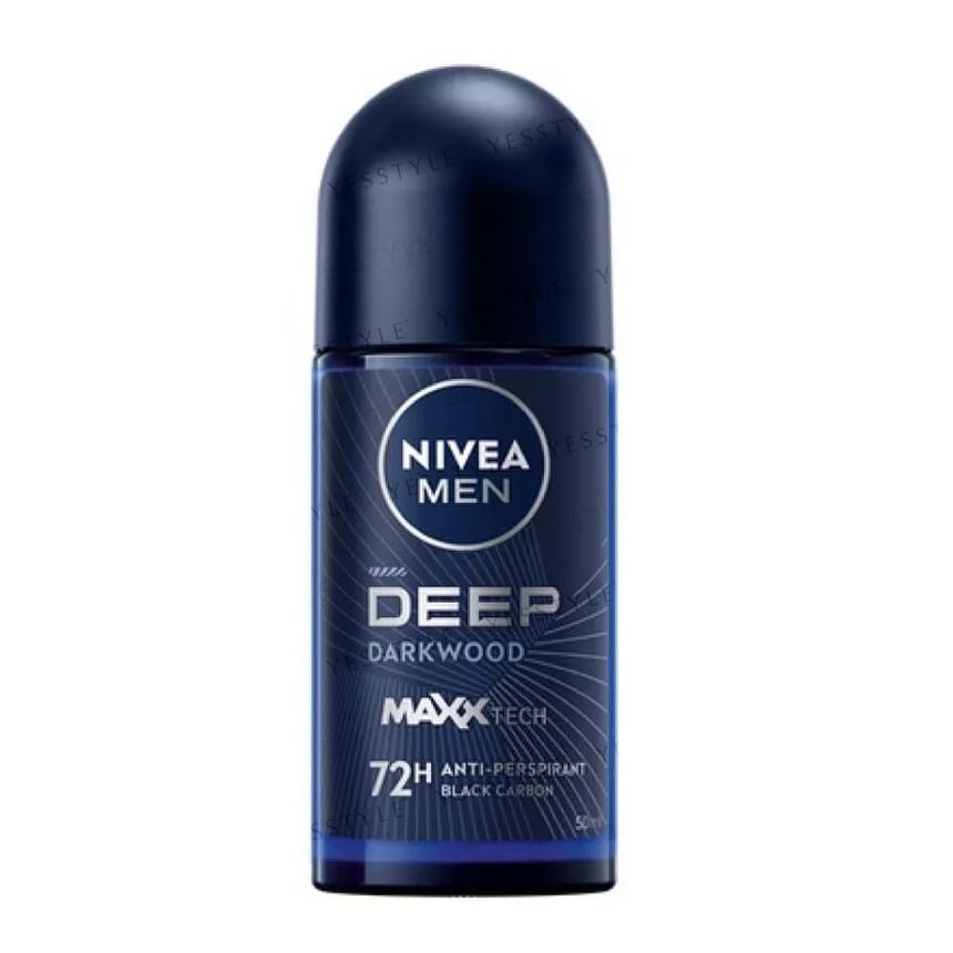 NIVEA - Men Deep Darkwood Anti-Transpirant Black Carbon Roll On