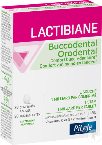 PiLeJe Lactibiane Orodental 30 Comprimés À Sucer
