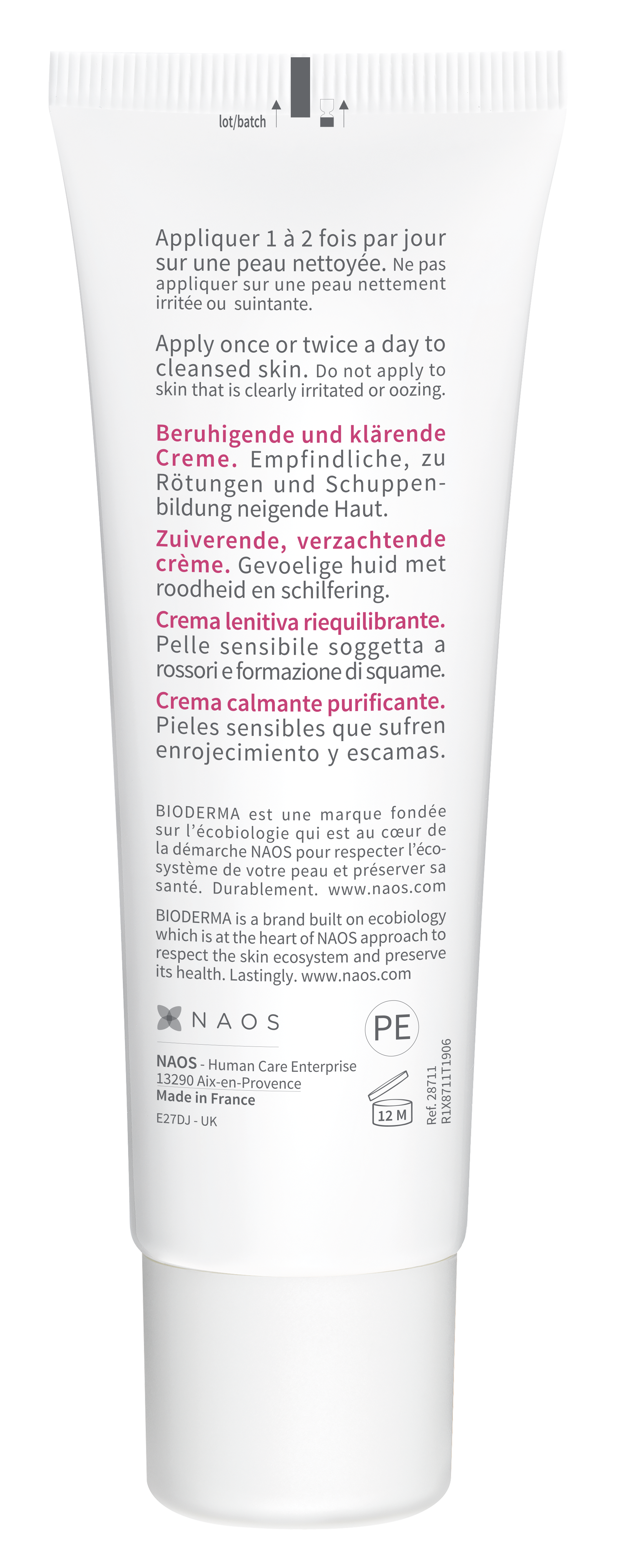 Bioderma Sensibio DS  crème Creme Tb 40 ml