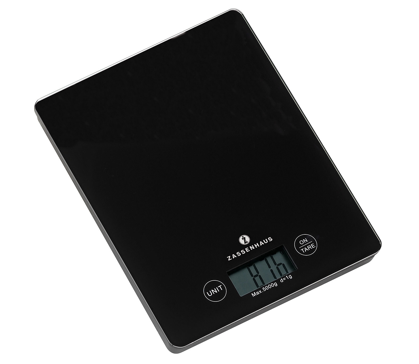 ZASSENHAUS digitale Küchenwaage BALANCE Schwarz