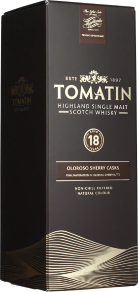TOMATIN 18 YEARS SINGLE MALT 70CL