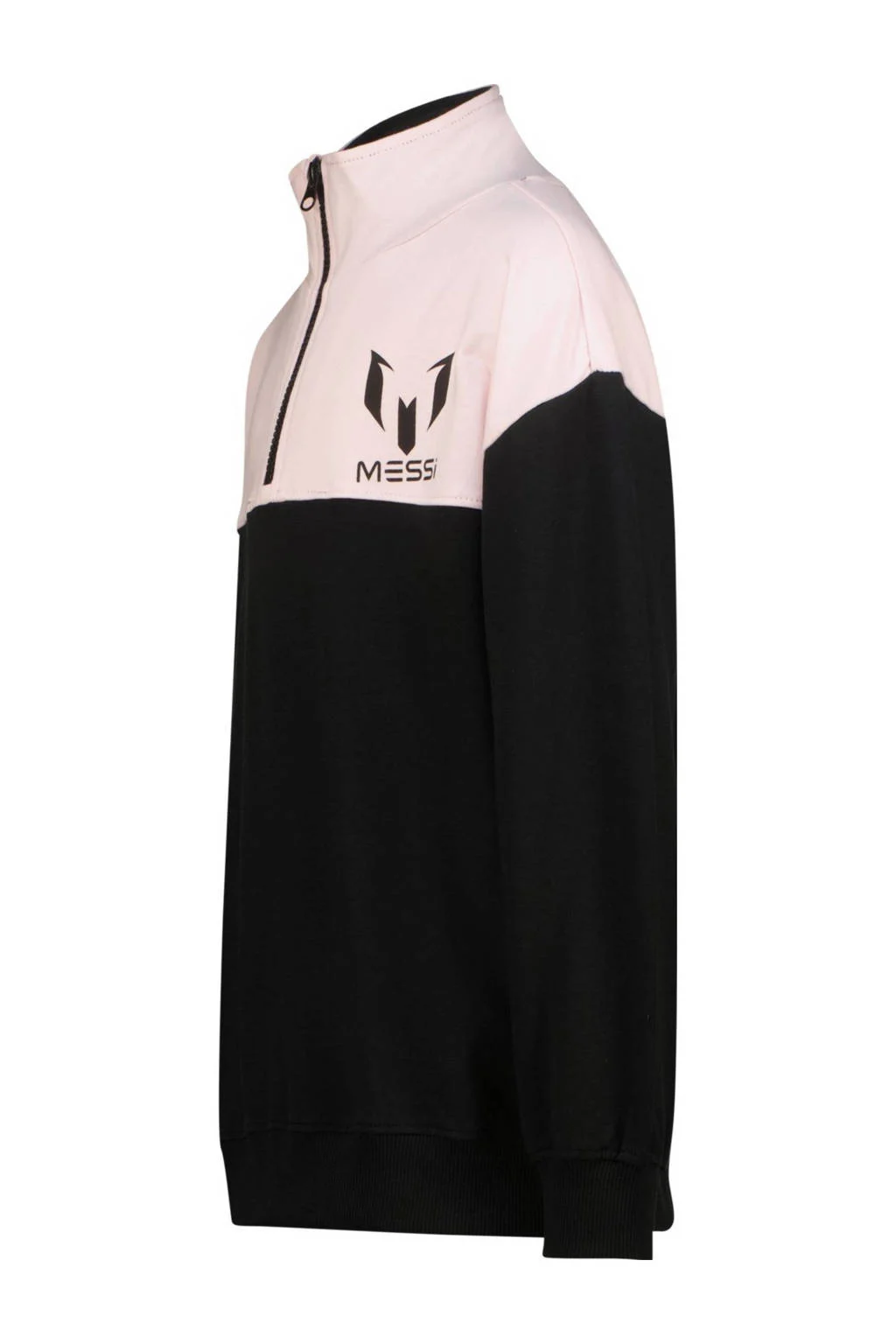 Messi sweater + joggingbroek lichtroze/zwart