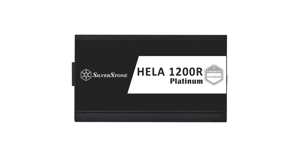 SilverStoneHELA 1200R Platinum, modulaire 1200 watt voeding   (Zwart, 6x PCIe)