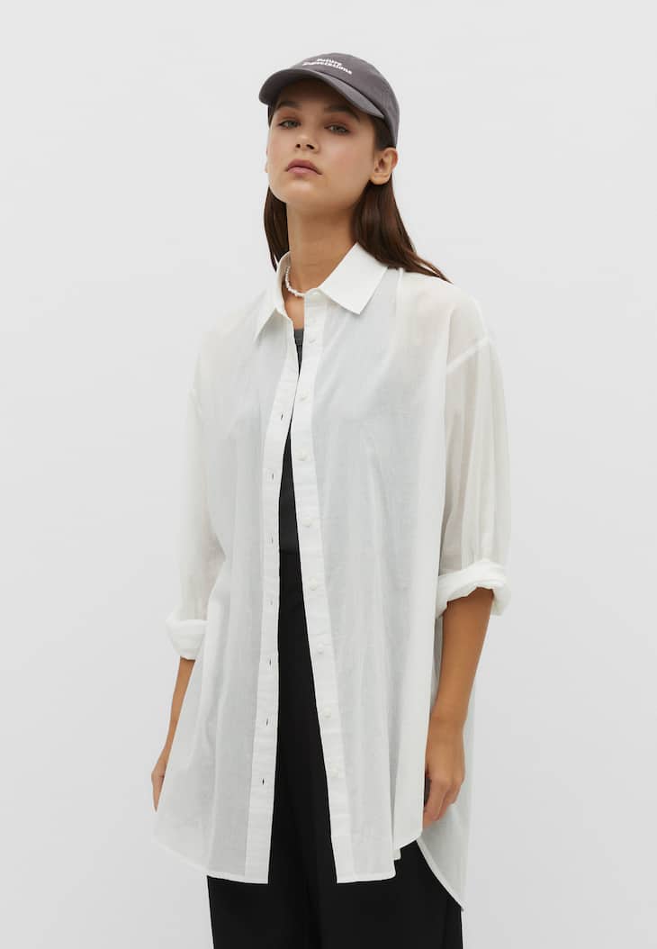 Camisa oversized