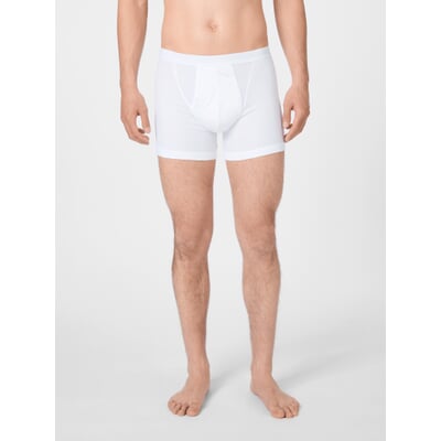 Herren-Retroshorts, Weiß