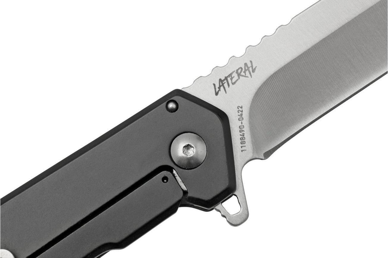 Schrade Lateral 1159291 zwart groen G10, zakmes