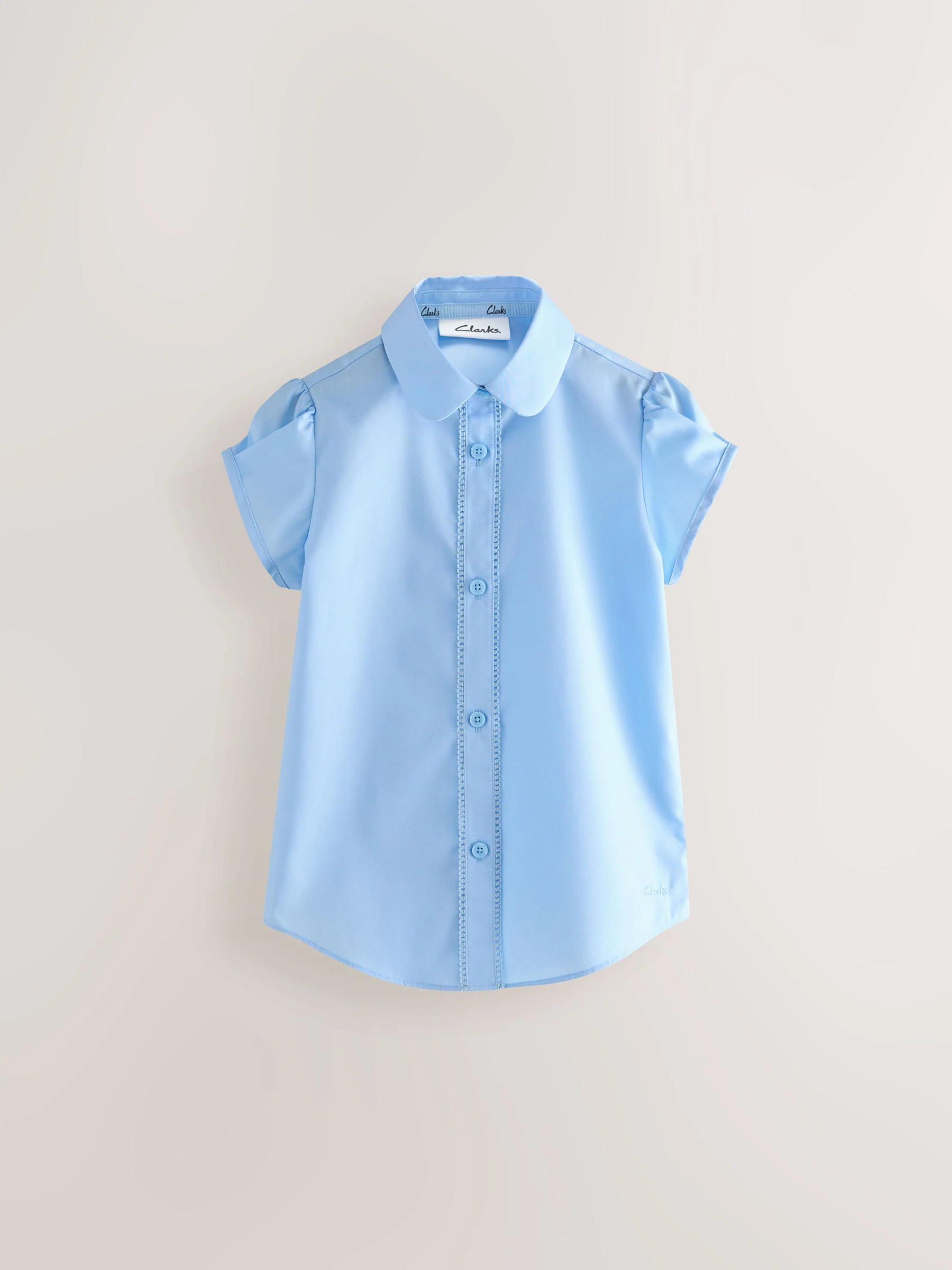 Clarks - Set van 3 schooloverhemden met korte mouwen voor meisjes