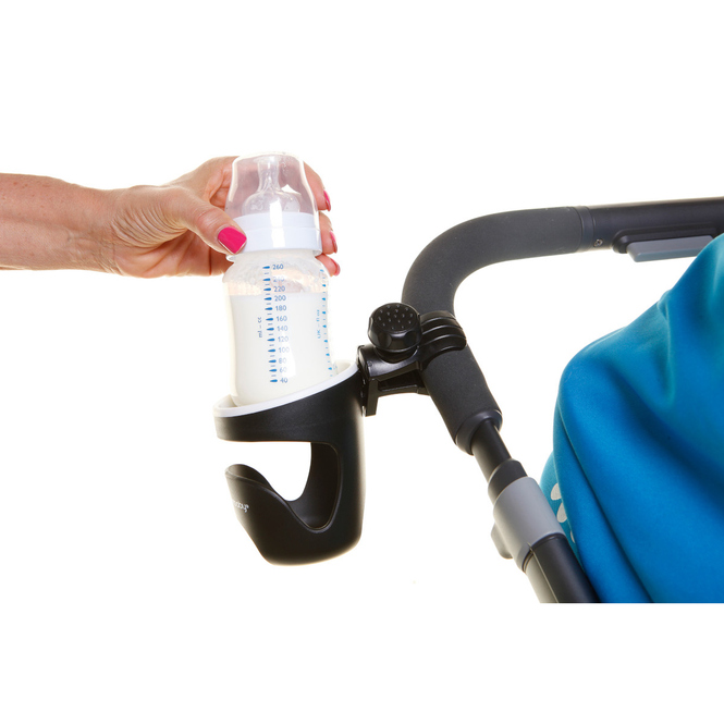 Dreambaby - Getränkehalter für Kinderwagen - schwarz/beige