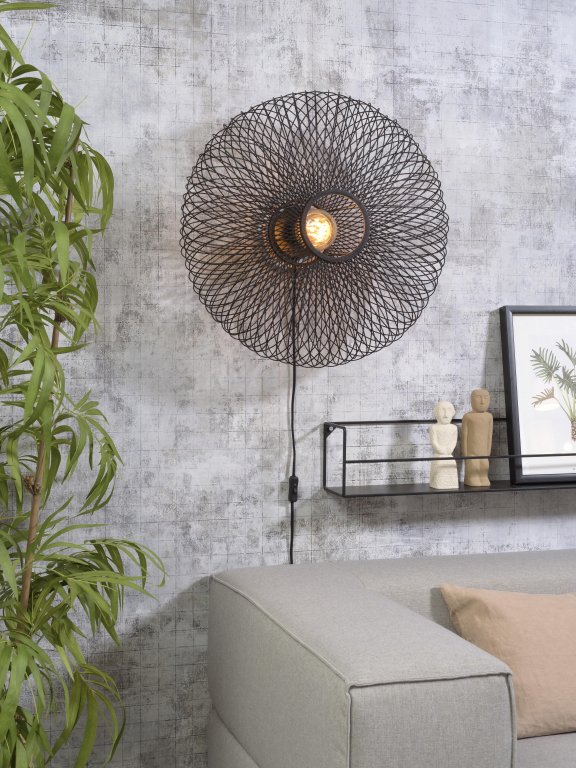 Good&Mojo Cango wandlamp zwart