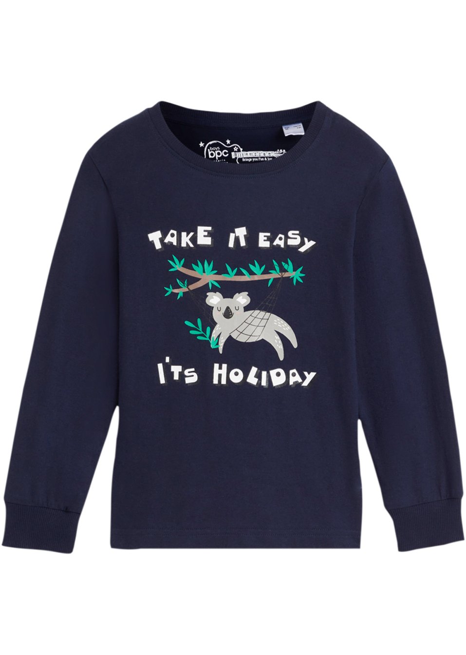 T-shirt manches longues enfant avec imprimé