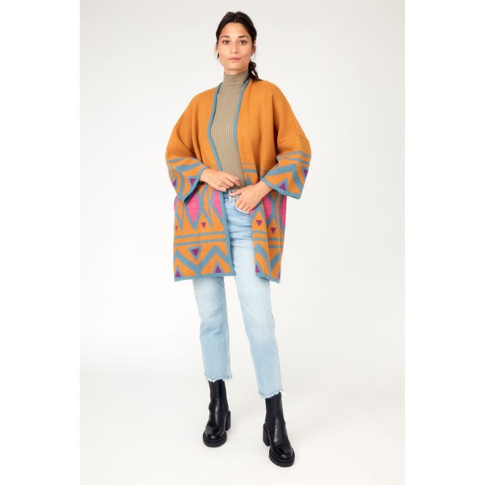 Veritas-Poncho ikat