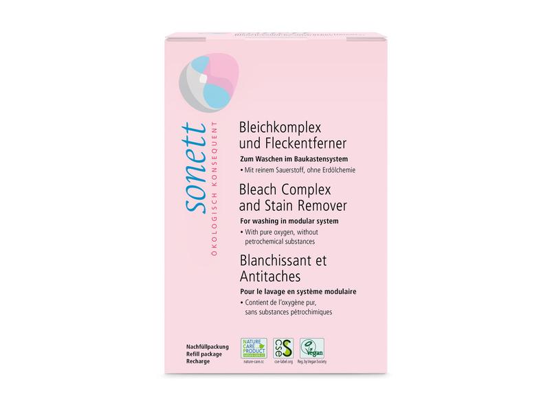 Sonett Pulverwaschmittel Bleichkomplex und Fleckentferner 9 Waschmittelpulver Baustein 3 im Sonett-Baukastensystem