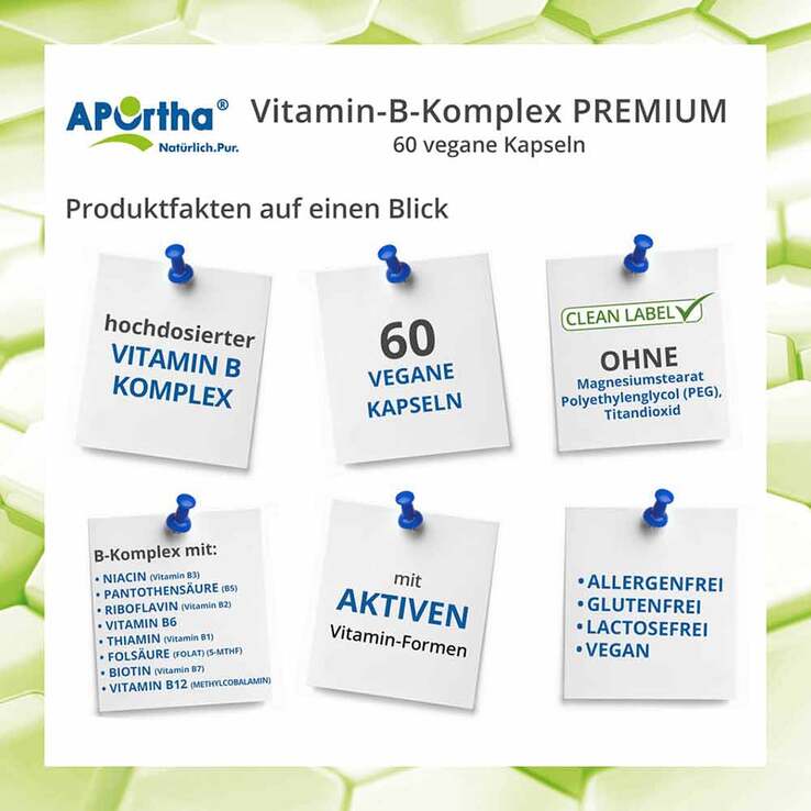 Vitamin B Komplex Premium Tabletten, 60 St