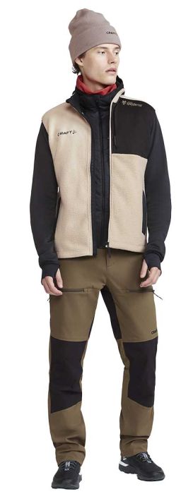 ADV Explore Pile Fleece Vest m/Logo Men