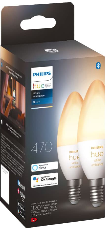 Philips Hue WA 4W B39 E14 (2-pak)