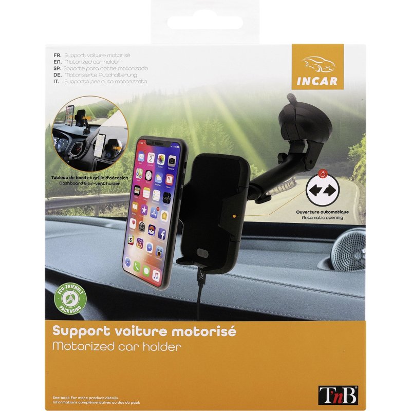 Support smartphone motorisé 2 en 1