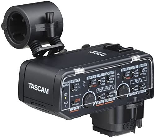 Tascam - CA-XLR2d-C - Microfoonadapter - Voor Canon - Professionele Geluidsopname