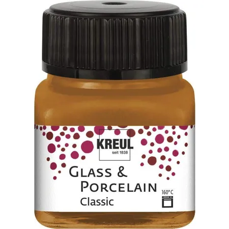 KREUL Glass & Porcelain Classic, metallic-goldbronze, 20 ml