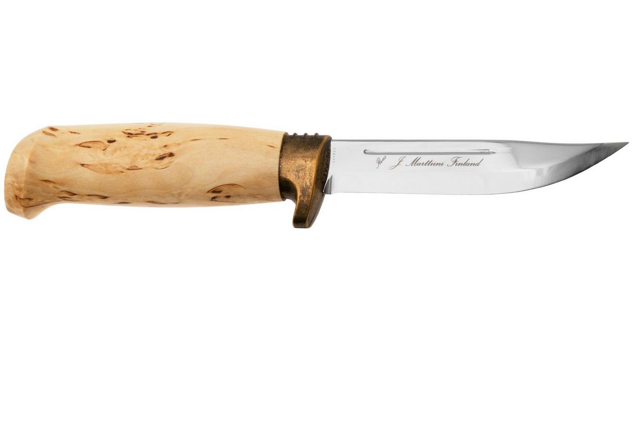 Marttiini Deluxe Classic 167015 Stainless, Curly Birch, bushcraftmes