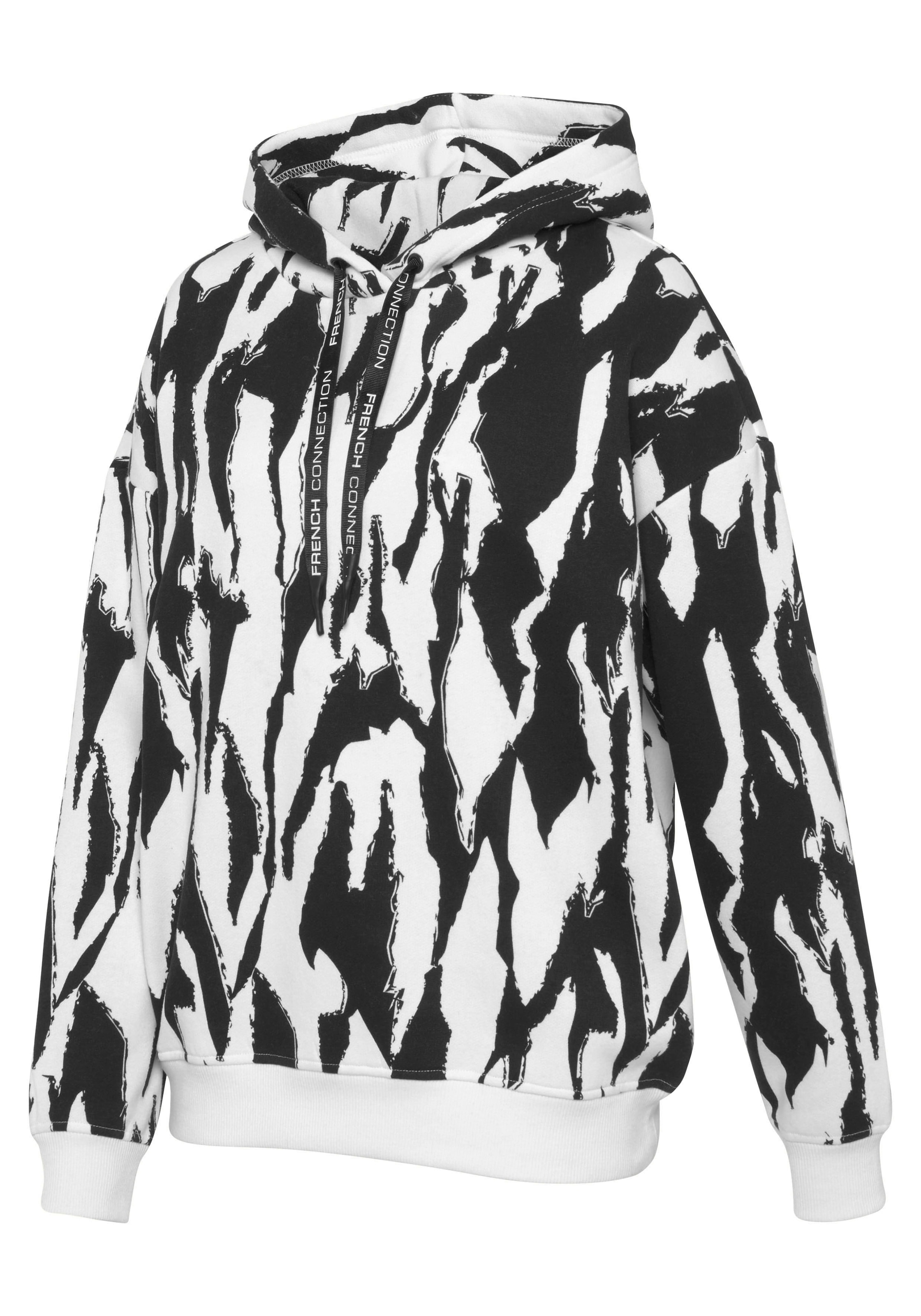 French Connection Hoodie , im Allover Print, Loungewear