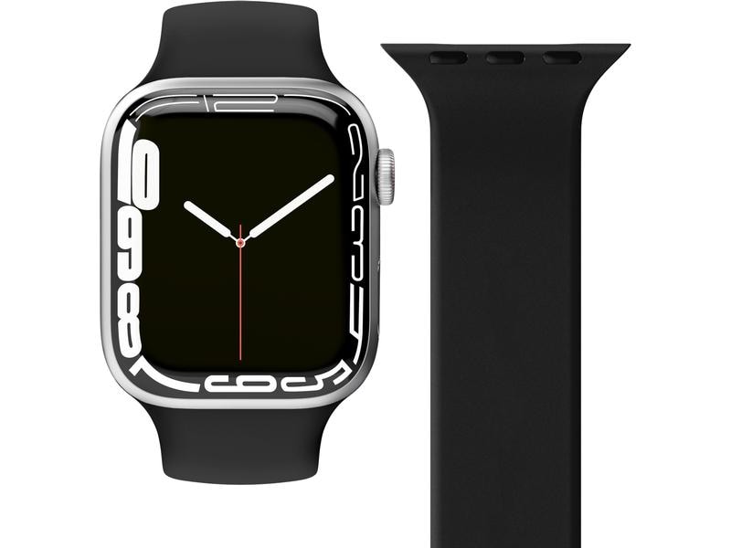 Vonmählen Solo Loop Apple Watch S 42/44/45/49 mm Black Armband für Apple Watch 42/44/45/49 mm