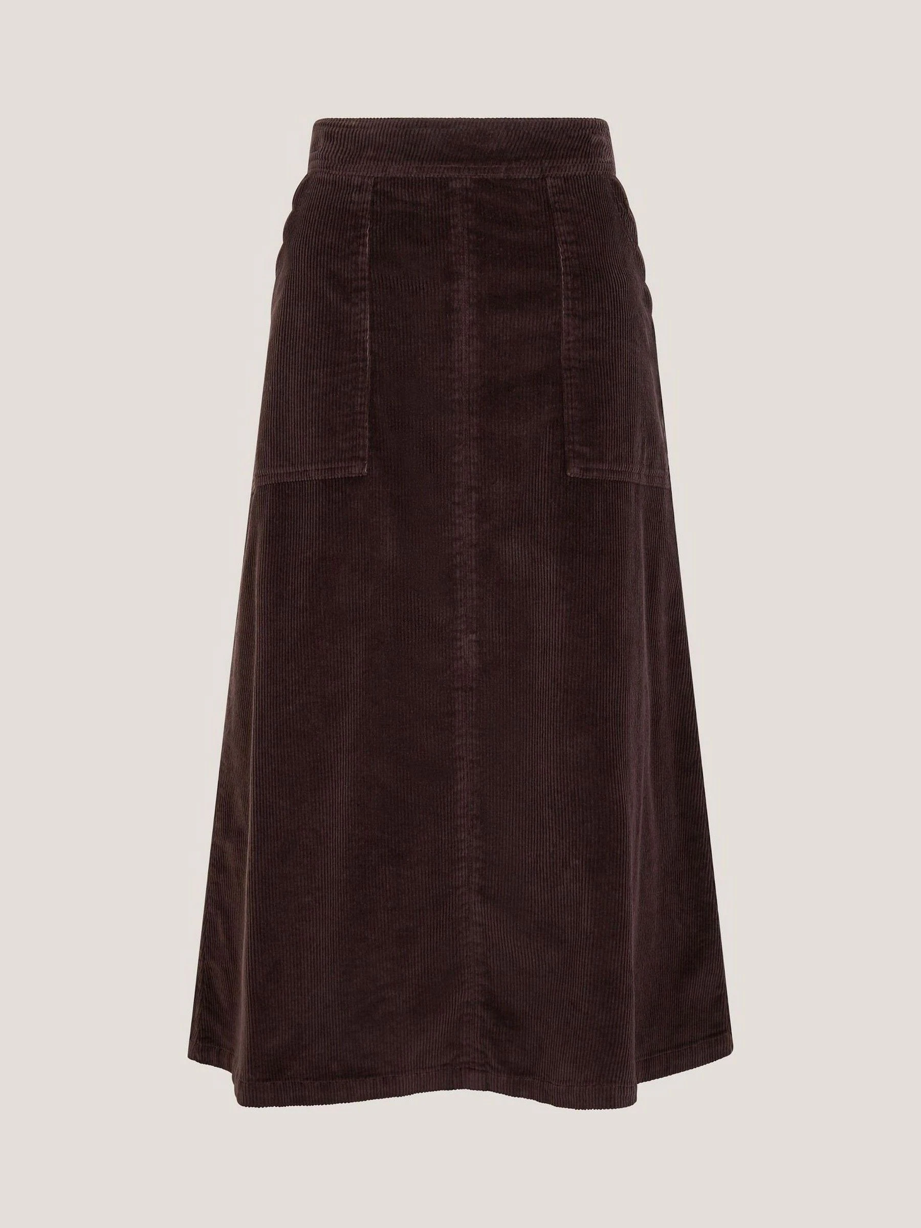 Bruin - Monsoon Malika Corduroy Midi Skirt