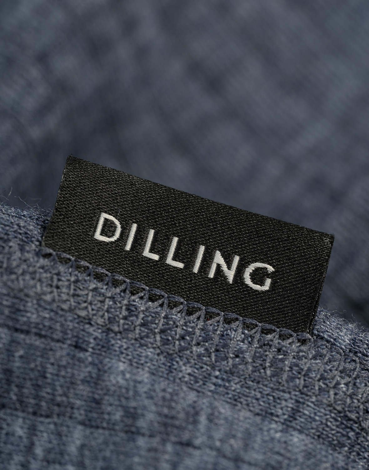 Shirt met halve rits van merinowol voor heren