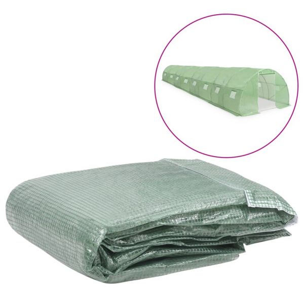 Cobertura de Substituição para Estufas 36 M² 300x1200x200cm Verde - 316433