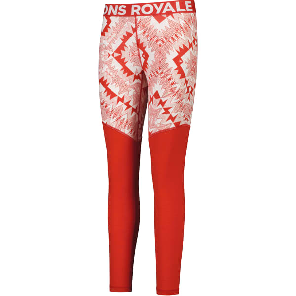 Collant thermique MONS ROYALE W CASCADE LEGGING RETRO RED NORDTEK