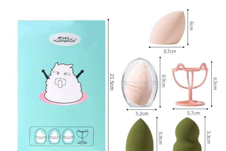 gracienorm - Makeup Blender Beauty Sponge (Diverse designs) / Set