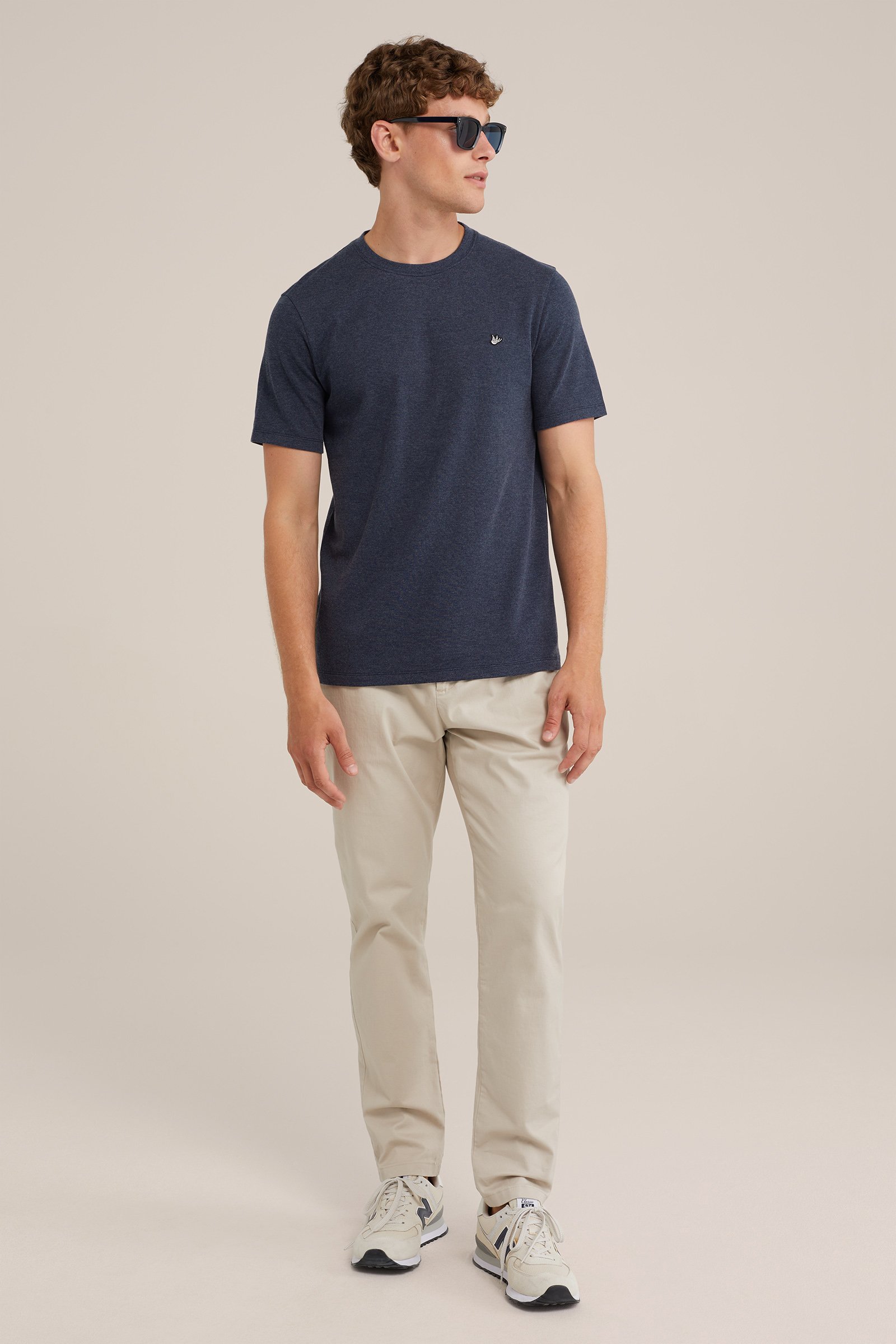 T-shirt Fundamentals Marineblauw