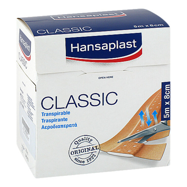 Hansaplast Classic Pflaster 5mx8cm, 1 St