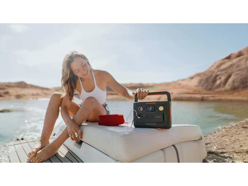 Jackery Power Station Explorer 300 Plus 288 Wh Tragbarer Stromgenerator mit LiFePO4 Akku inkl. Schutzkit