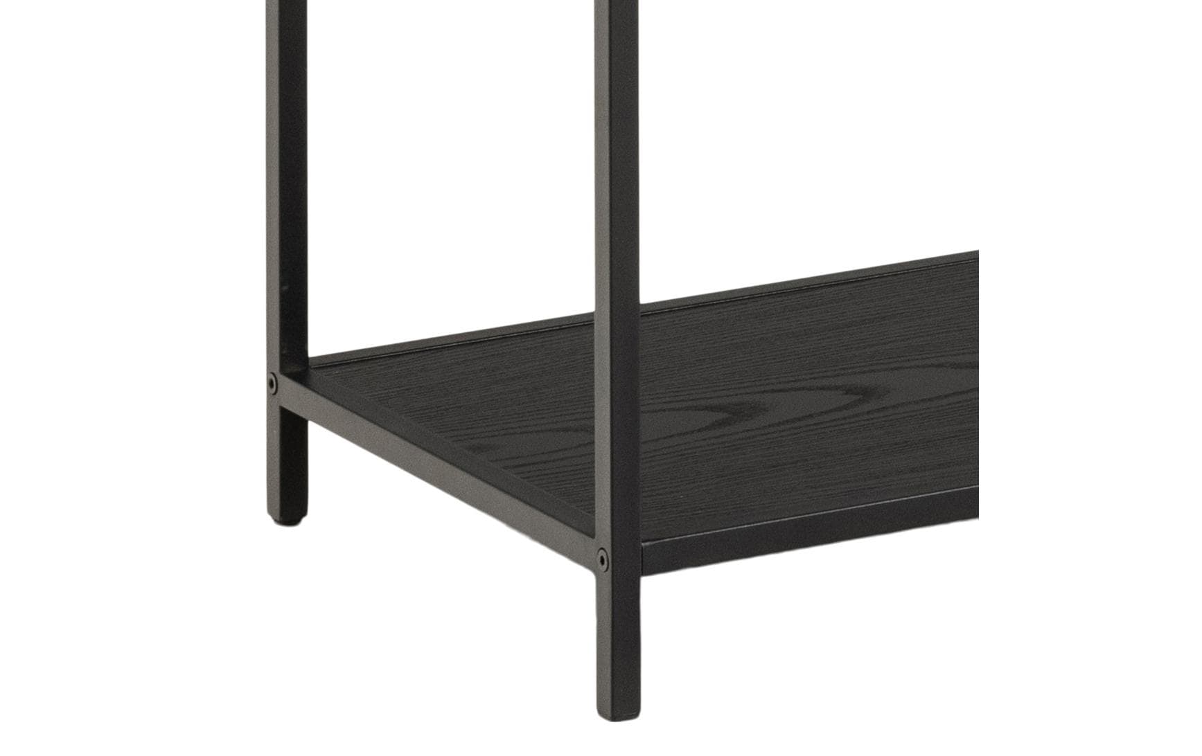Regal Seaford 135 x 35 x 150 cm, Schwarz<br>Bücherregal