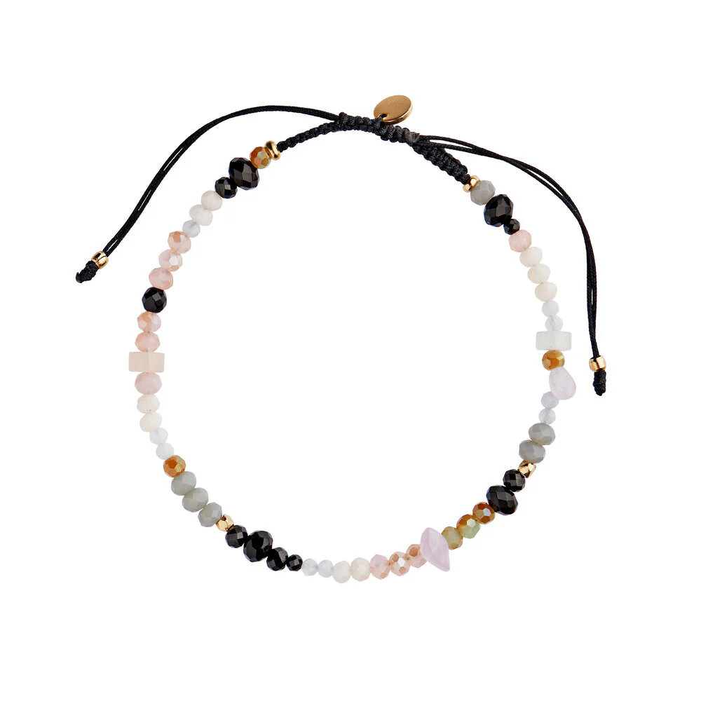 STINE A Jewelry  planbørnefonden x STINE A shades armbånd - sort/multi