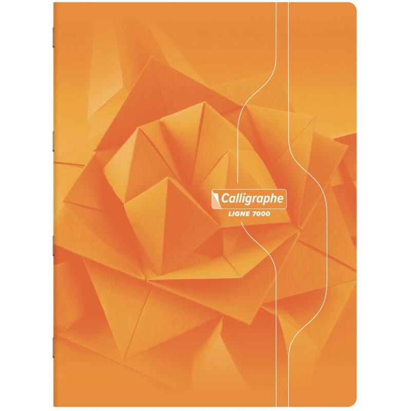 Cahier piqué 7000 24x32 cm 192 pages grands carreaux 70 g - Assortis