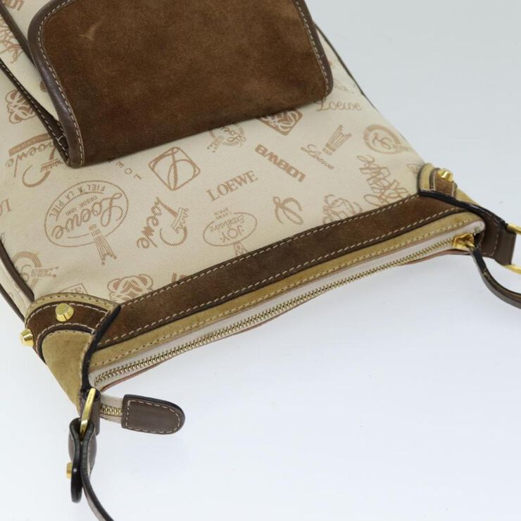Loewe Vintage Loewe Shoulder Bag Beige