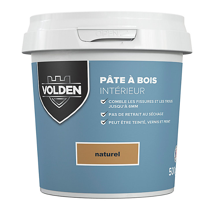 Pâte à bois intérieur Volden chêne naturel 500g