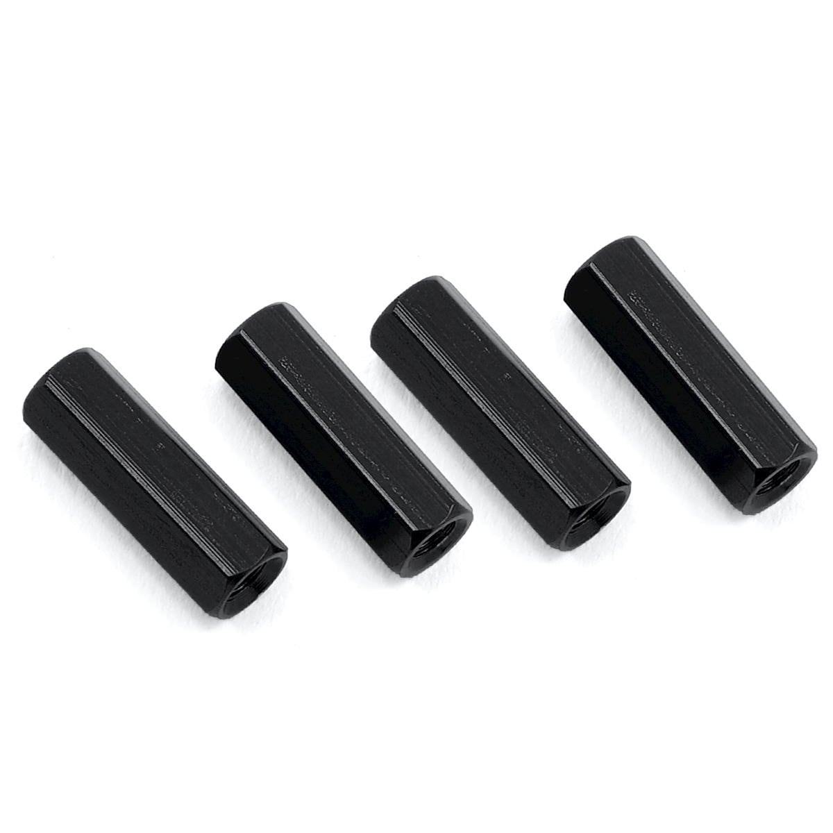 HQProp M3 x 15mm Aluminum Hex Standoffs Black (4)